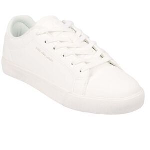 Duck and Cover Mens Clasper Sneakers / White